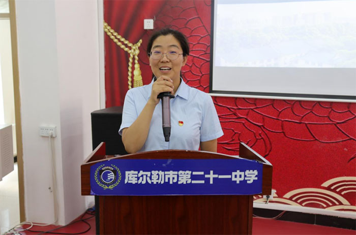 “絲路·逐夢”實踐隊赴新疆庫爾勒市第二十一中學志愿服務活動啟動儀式順利舉行